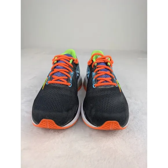 Saucony Guide 14 Running Shoes Mens sz 11.5 Black Neon Yellow Orange Athletic