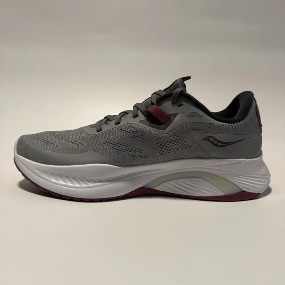 Saucony Guide 15 Women’s Running Shoes Size 11 Alloy Quartz Gray &amp; Pink