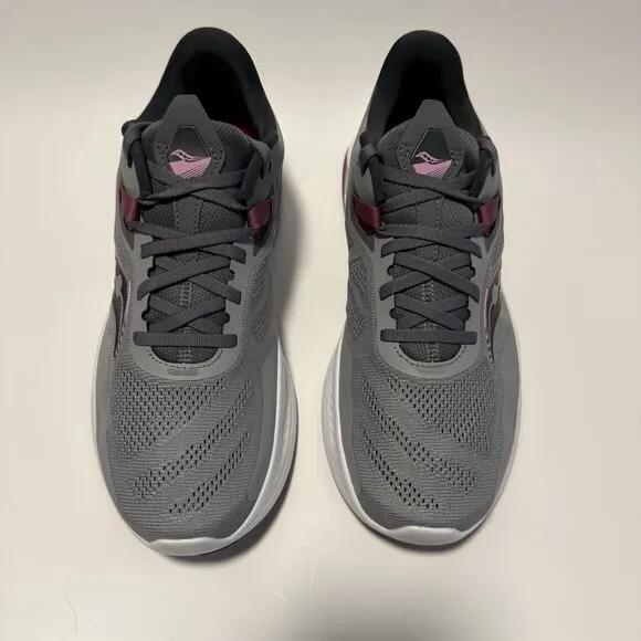 Saucony Guide 15 Women’s Running Shoes Size 11 Alloy Quartz Gray &amp; Pink