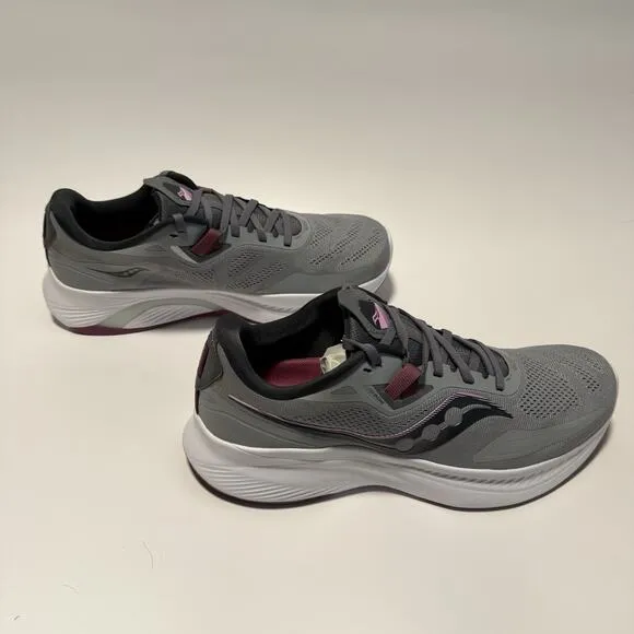 Saucony Guide 15 Women’s Running Shoes Size 11 Alloy Quartz Gray &amp; Pink