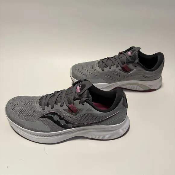 Saucony Guide 15 Women’s Running Shoes Size 11 Alloy Quartz Gray &amp; Pink
