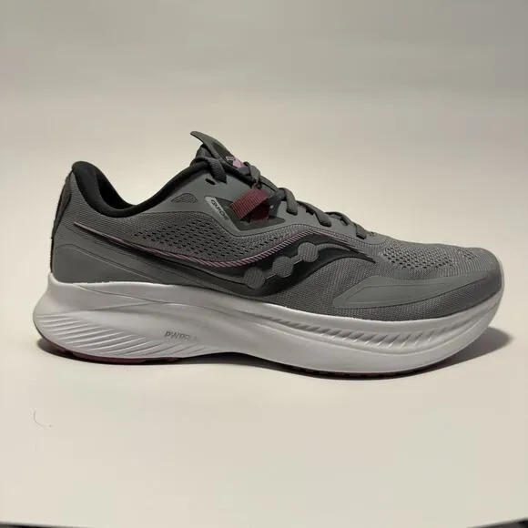 Saucony Guide 15 Women’s Running Shoes Size 11 Alloy Quartz Gray &amp; Pink