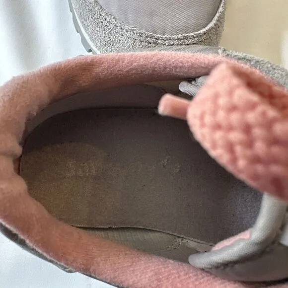 Saucony Jazz Low Pro Womens Athletic Shoes Sneakers Size 7 Gray Pink White EUC