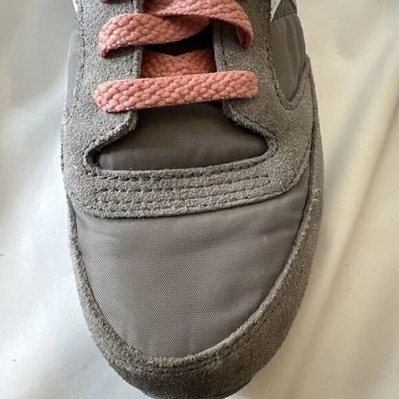 Saucony Jazz Low Pro Womens Athletic Shoes Sneakers Size 7 Gray Pink White EUC