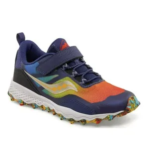Saucony Kids Peregrine Shield 2.0 Sneaker Rainbow Gradient Shoes Sz 2M