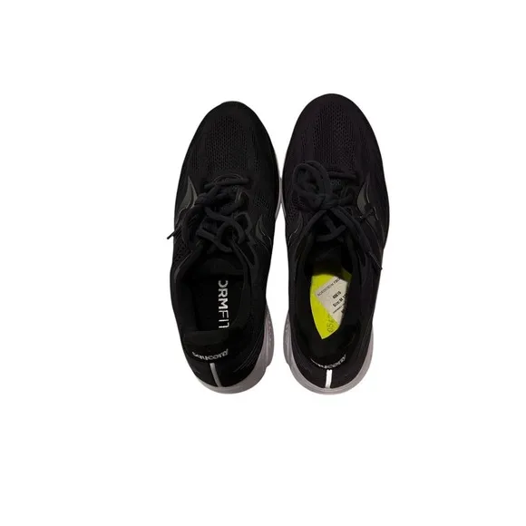 Saucony Men's Black White Ride Yutu 14 Running Low Top Sneaker Shoes Sz 12 READ