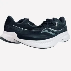 Saucony Men's Guide 15 Running Athletic Shoes Black/White Size 7