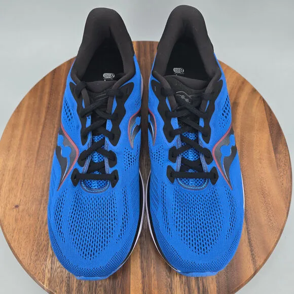 Saucony Ride 14 Shoes Men's 11 Blue Low Top Lace Up Running Athletic Sneakers