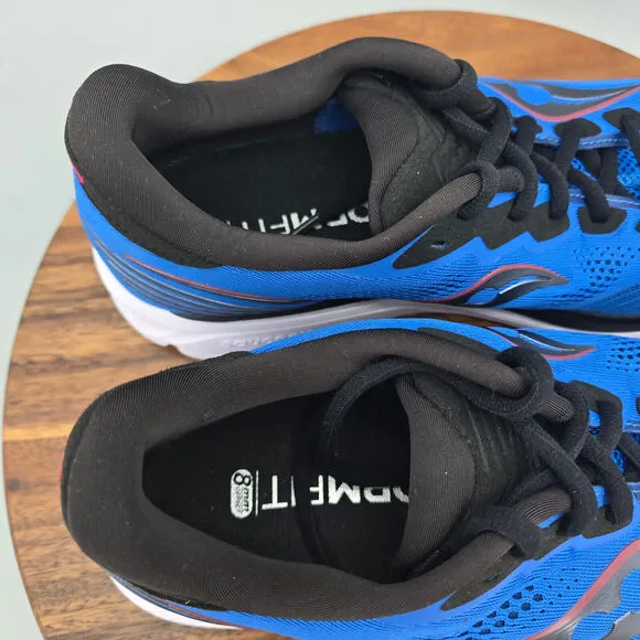 Saucony Ride 14 Shoes Men's 11 Blue Low Top Lace Up Running Athletic Sneakers