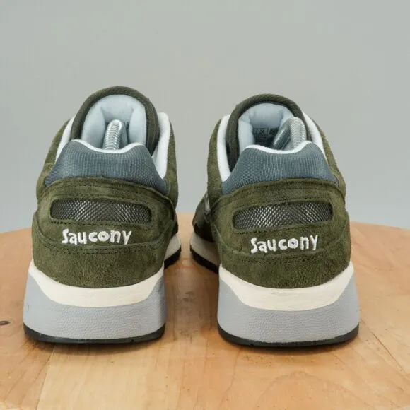 Saucony Shadow 6000 Essential Men's Size 10.5 Shoes Olive Green Low Top Sneakers