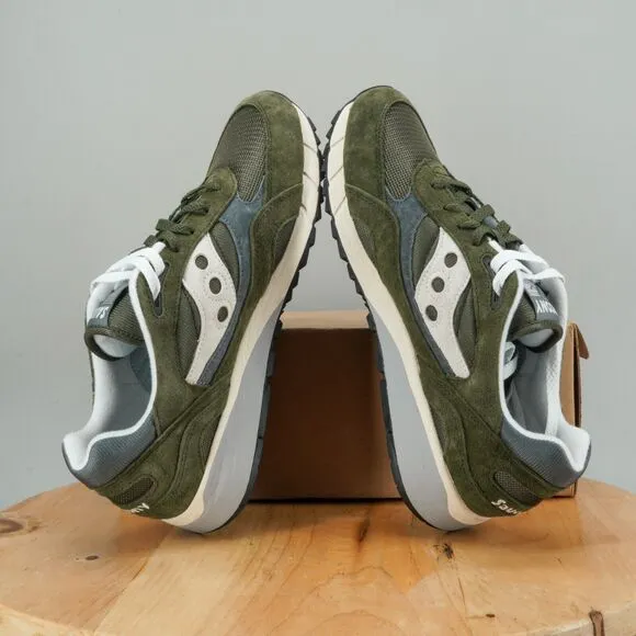Saucony Shadow 6000 Essential Men's Size 10.5 Shoes Olive Green Low Top Sneakers