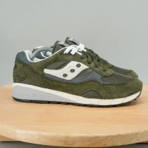 Saucony Shadow 6000 Essential Men's Size 10.5 Shoes Olive Green Low Top Sneakers