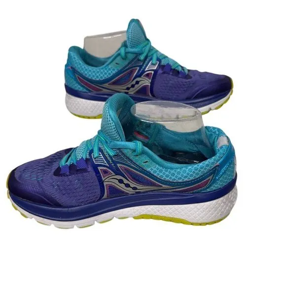 SAUCONY Triumph ISO 3 &quot;Purple Blue&quot; Women running (Size US8) trainer gel‎