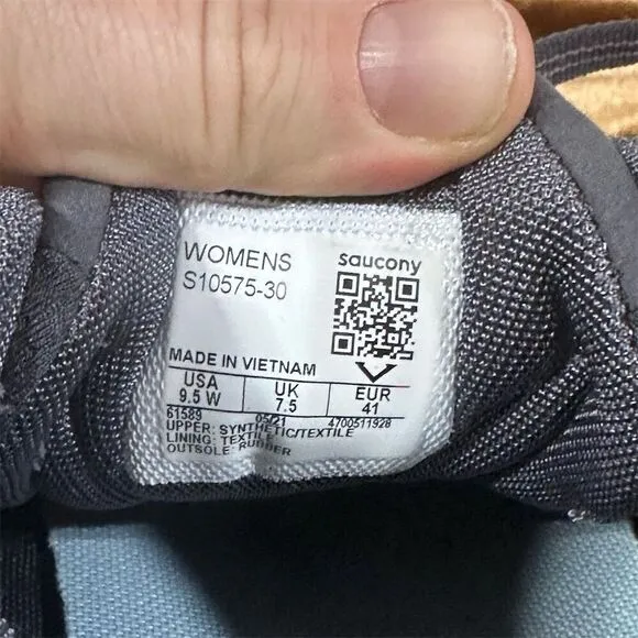 Saucony Women's Echelon 8 Running Shoes Gray Size 9.5 Wide