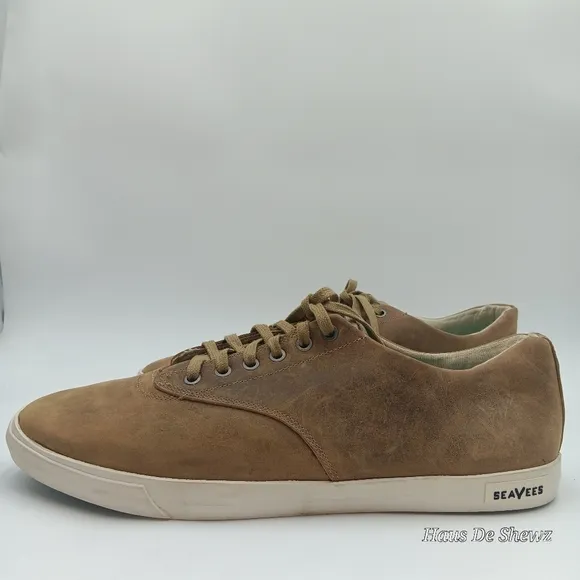 SeaVees Men's Size 15 Hermosa Sneaker Wintertide Rugged Oiled Leather Shoes