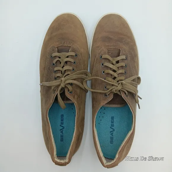 SeaVees Men's Size 15 Hermosa Sneaker Wintertide Rugged Oiled Leather Shoes