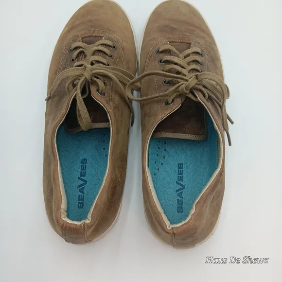 SeaVees Men's Size 15 Hermosa Sneaker Wintertide Rugged Oiled Leather Shoes