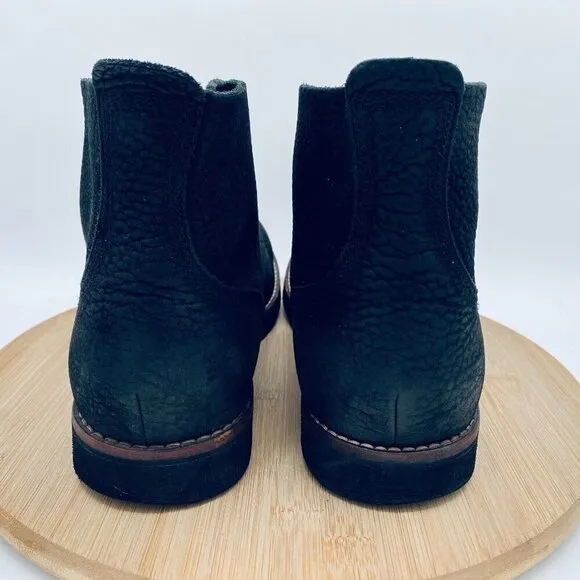 SeaVees Shoes Mens 10 Black Leather Chukka Boots Boondocker