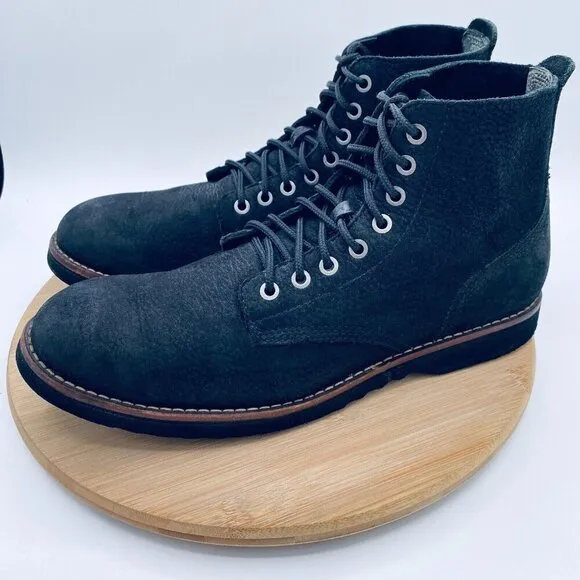 SeaVees Shoes Mens 10 Black Leather Chukka Boots Boondocker