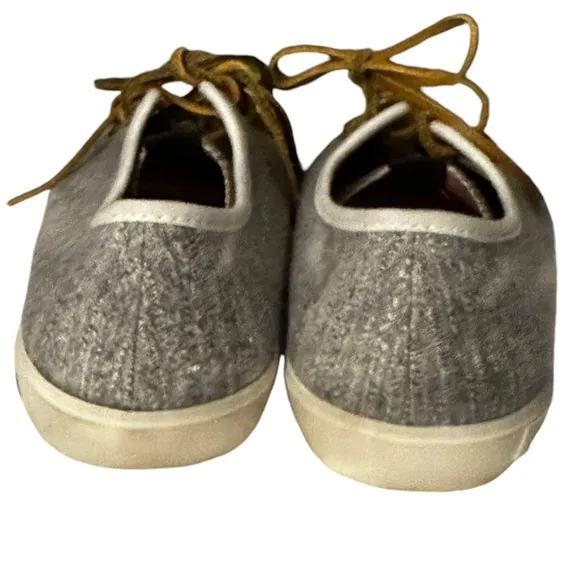 SeaVees x Todd Snyder Army Issue Low Top Sneaker in Grey Jersey. Men’s size 8