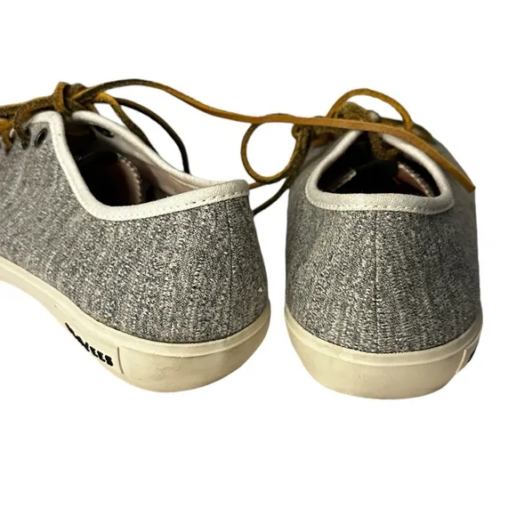 SeaVees x Todd Snyder Army Issue Low Top Sneaker in Grey Jersey. Men’s size 8