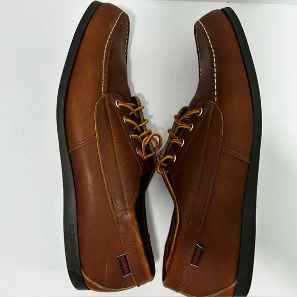 Sebago Campsides boat shoes brown leather Men’s 14
