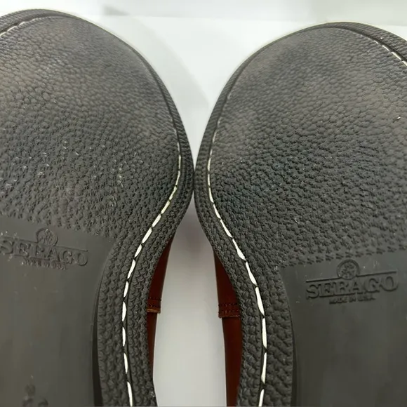 Sebago Campsides boat shoes brown leather Men’s 14