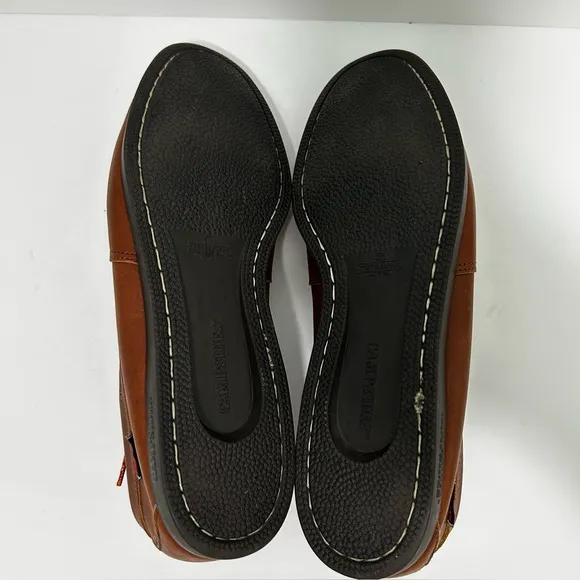 Sebago Campsides boat shoes brown leather Men’s 14