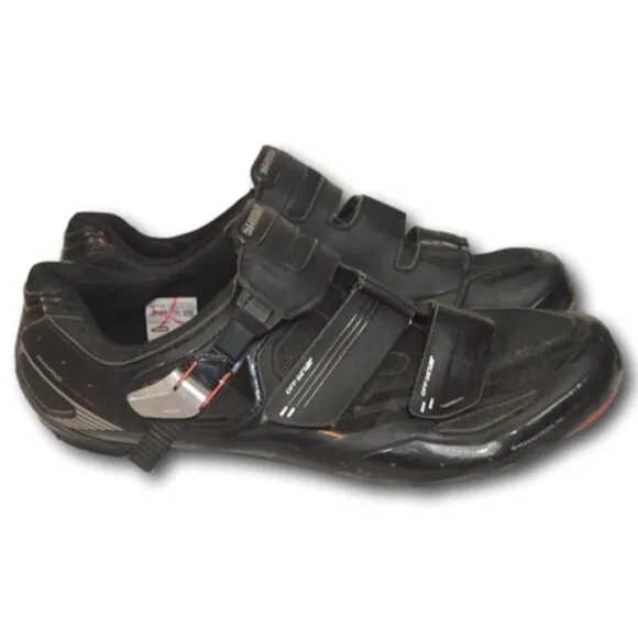 Shimano SH-R107LL Men’s Road Cycling Shoes – Size 11 / EU 47 – Black