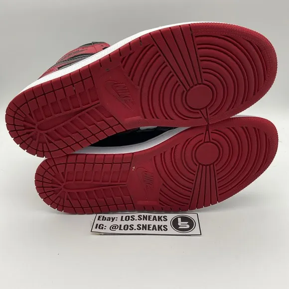 Size 10 - Jordan 1 Retro OG High Patent Bred (555088-063)
