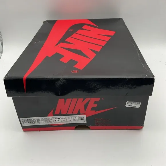 Size 10 - Jordan 1 Retro OG High Patent Bred (555088-063)