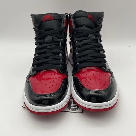 Size 10 - Jordan 1 Retro OG High Patent Bred (555088-063)