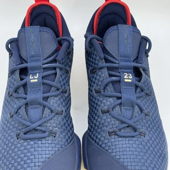 Size 10 - Nike Zoom LeBron ST Low Midnight Navy Metallic Gold 878636-400