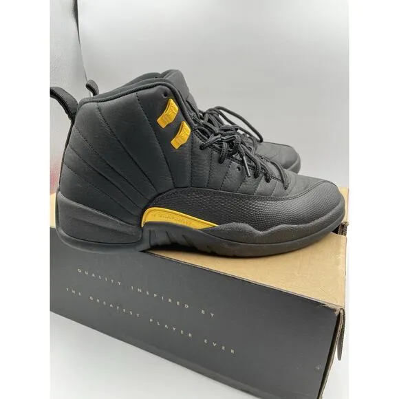Size 11 - Jordan 12 Retro Mid Black Taxi With Box
