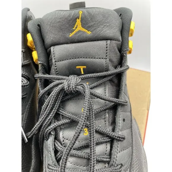 Size 11 - Jordan 12 Retro Mid Black Taxi With Box