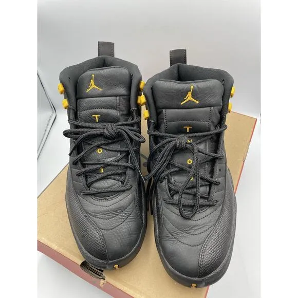 Size 11 - Jordan 12 Retro Mid Black Taxi With Box