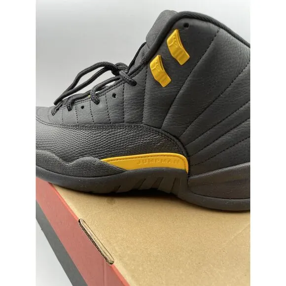 Size 11 - Jordan 12 Retro Mid Black Taxi With Box