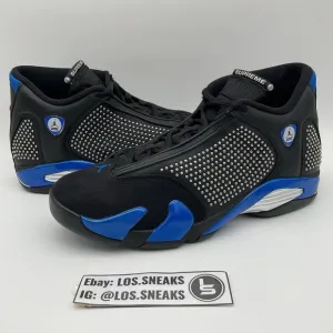 Size 12 - Supreme x Air Jordan 14 Retro Black Varsity Royal (BV7630-004)