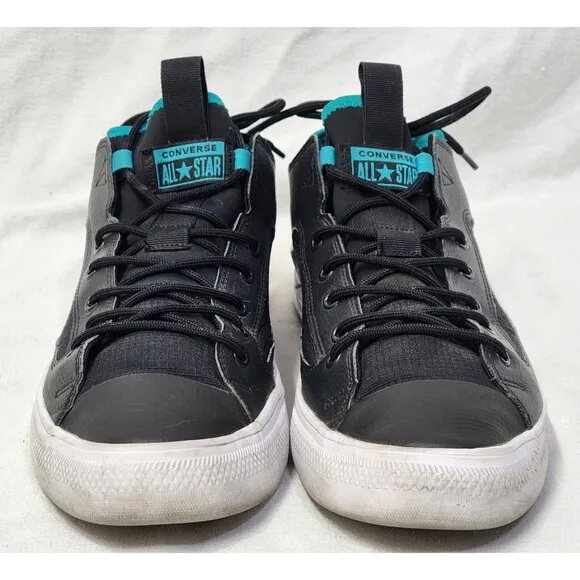 Size 12M/14W - Converse Chuck Taylor All Star Ultra Low Black Turbo Green