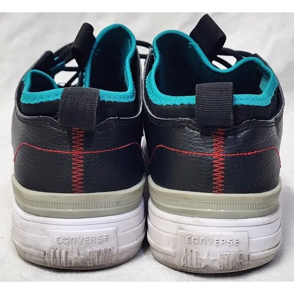 Size 12M/14W - Converse Chuck Taylor All Star Ultra Low Black Turbo Green