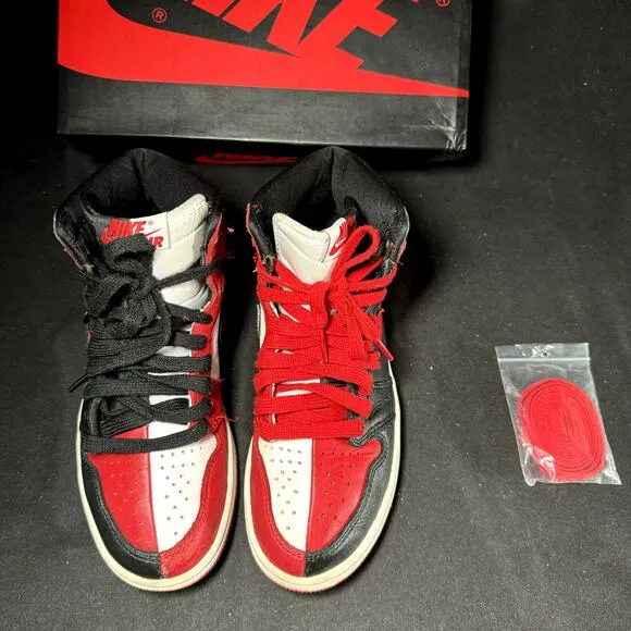 Size 4.5 - Nike Air Jordan 1 Retro High OG NRG Homage to Home 2018 Men's Shoes