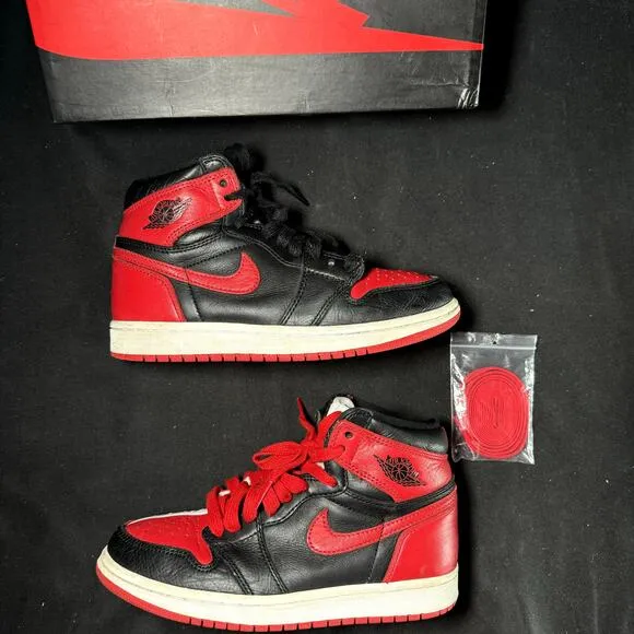 Size 4.5 - Nike Air Jordan 1 Retro High OG NRG Homage to Home 2018 Men's Shoes