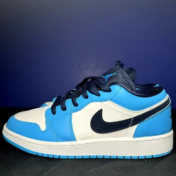Size 5 - Nike Air Jordan 1 Low GS UNC Men's Shoes