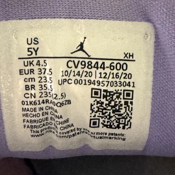 Size 5 - Nike Air Jordan 1 Low SE GS Arctic Punch 2021  Men's Shoes