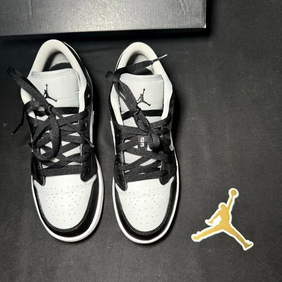 Size 5.5 - Nike Air Jordan 1 Low GS Smoke Grey 2020 Shoes