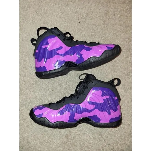 Size 5.5y (GS) - Nike Little Posite Pro Mid Hyper Violet