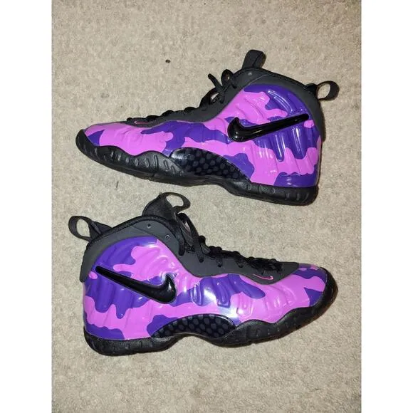 Size 5.5y (GS) - Nike Little Posite Pro Mid Hyper Violet