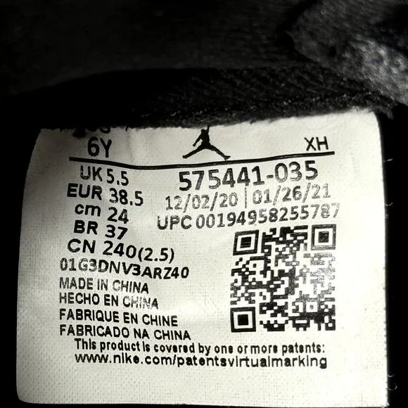 Size 6 - Nike Air Jordan 1 Retro High OG GS Shadow 2.0 Men's Shoes