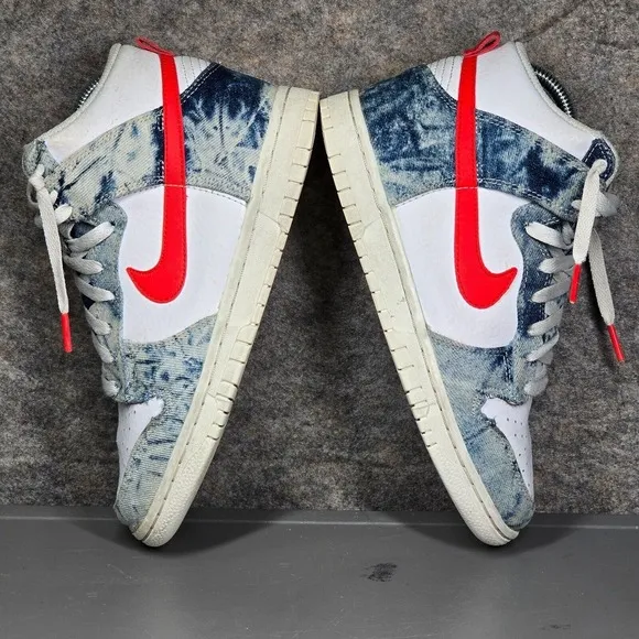 Size 6 -‎ Nike Dunk High Washed Denim Women's Athletic Shoes DV2181-900