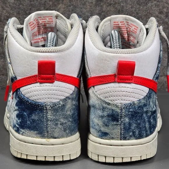 Size 6 -‎ Nike Dunk High Washed Denim Women's Athletic Shoes DV2181-900